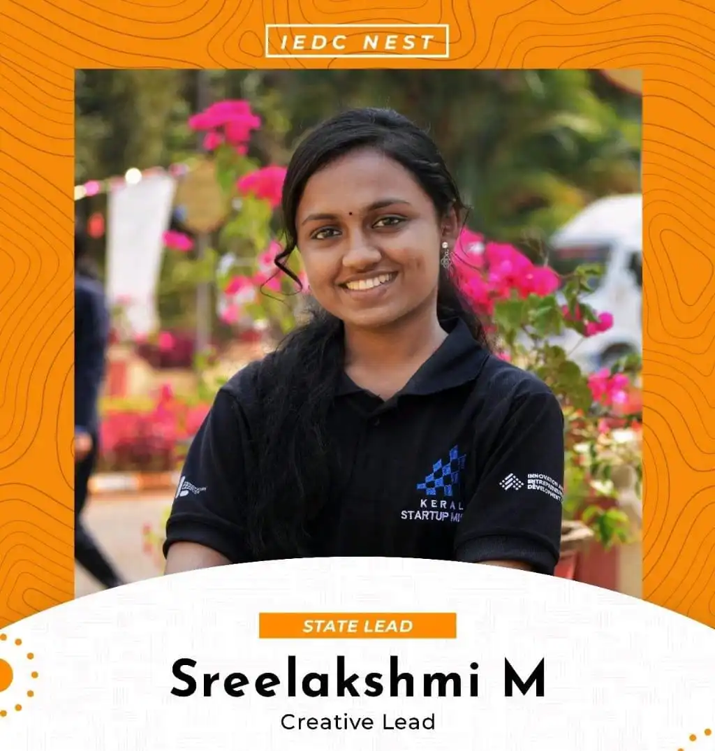 Sreelakshmi M - State Creative Lead of IEDC NEST